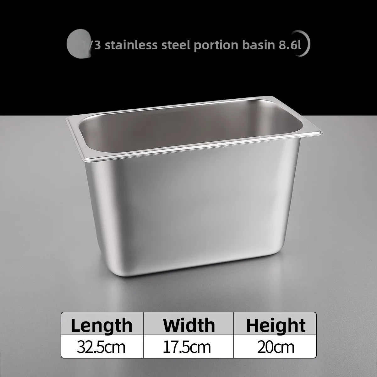Stainl Steel Rectangular Covered Small Seasoning Box Food Container Thermal Rectangular Basin for Restaurant Kitchen - AMULET RING STORE