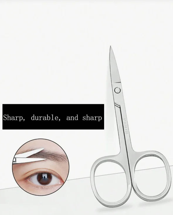 eyebrow scissors, beauty scissors eyelashes hair trimmer beauty scissors beard eyebrows eyelashes makeup tools - AMULET RING STORE