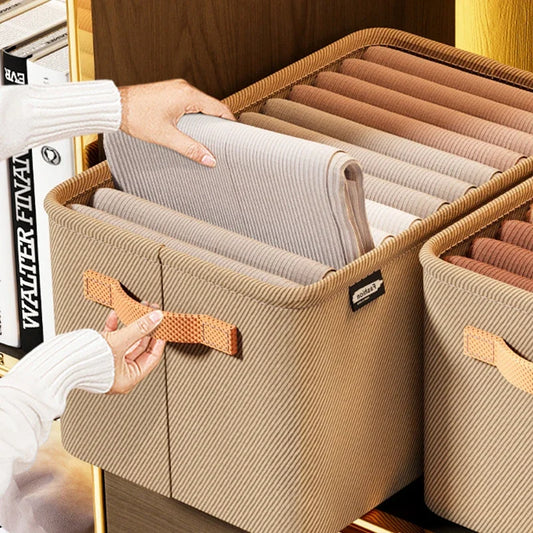 1/3PCS Collapsible Clothing Organizer Closet Clothes Pants Storage Organizer Closet Organizer Drawer Organizer Toy Storage