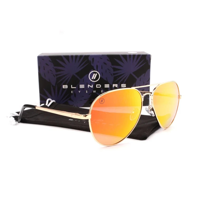 Blenders True Color Male and Female Pilot style Polarized Sunglasses Large Trendy Fashion Sunglasses