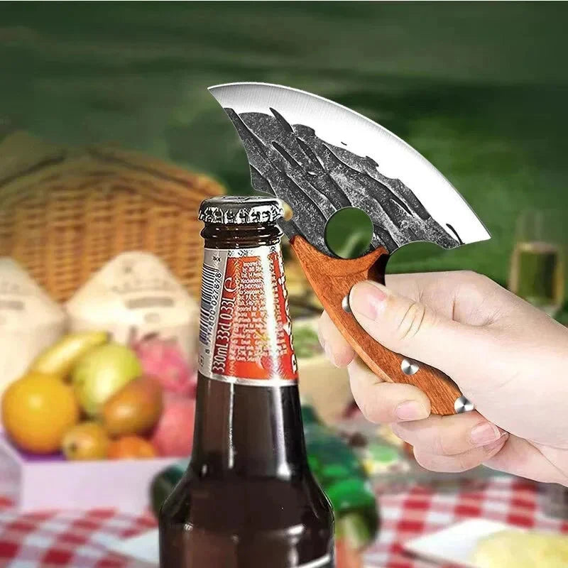 2024new Outdoor Pick Bones Dedicated Knife Hand-Forged Meat Cutting Knife Slaughter Professional Meat Selling Knife - AMULET RING STORE