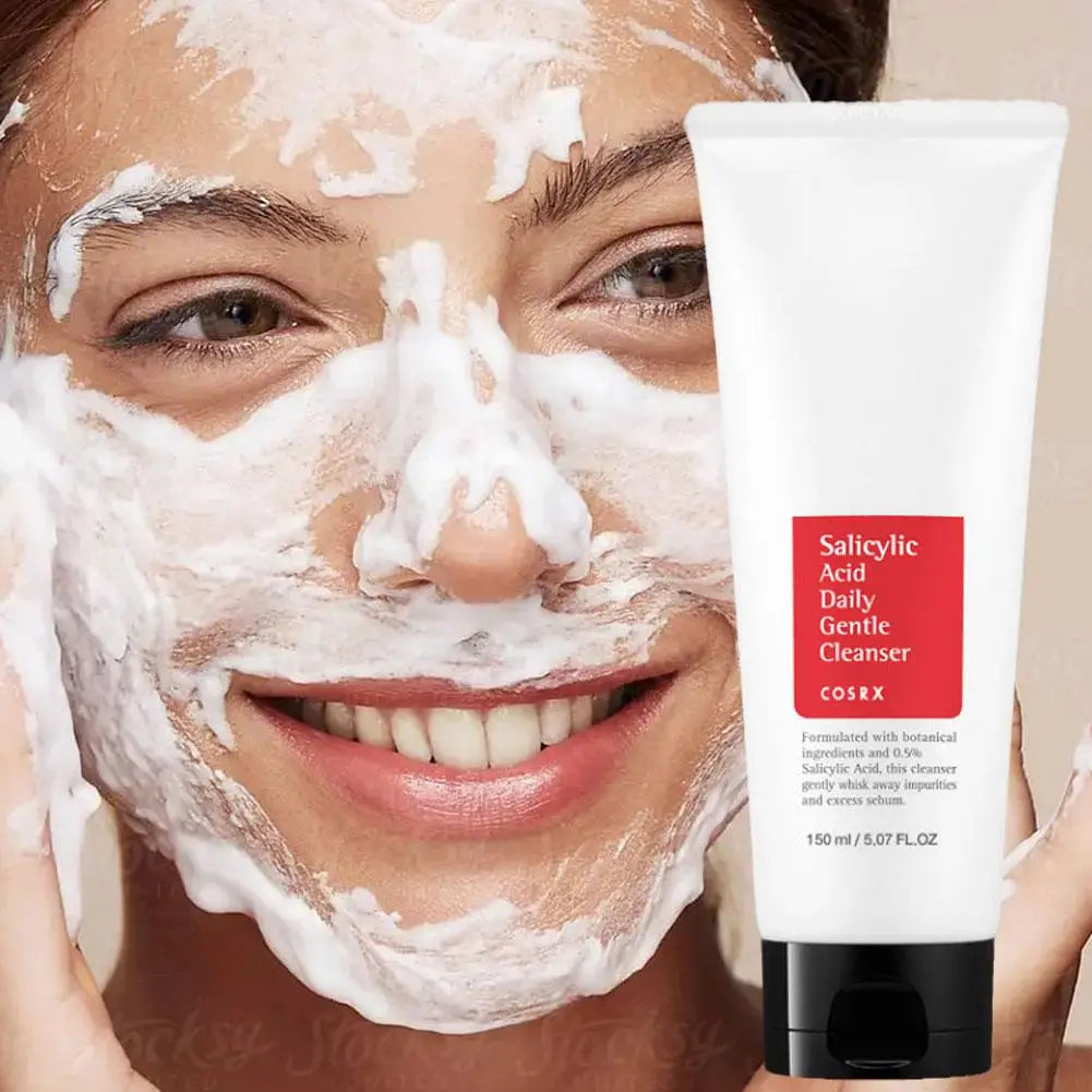 Salicylic Acid Facial Cleanser Amino Acid Face Wash Foam Face Cleanser Moisturizing Facial Cleansing Skin Care Product 100g/150g