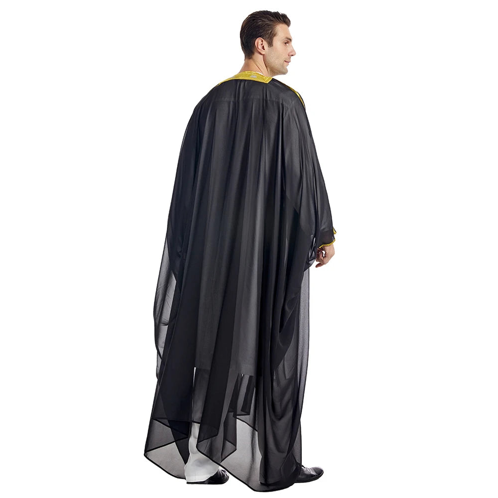 Islam Clothing Men Robe Kaftan Muslim Man Moroccan Casual Long Jubba Thobe Arabic Robe Middle East National Costume Eid Ramadan