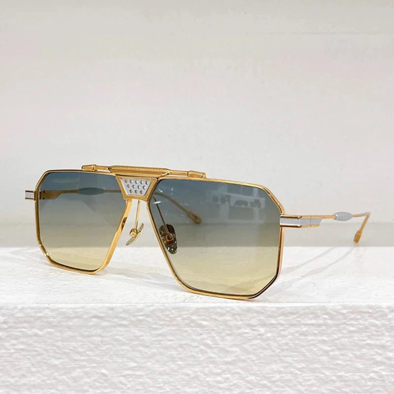 BMC004 Alloy Irrgular Sunglasses for Men and Women High Quality Brand Designer UV400 High Street Punk Fashion Trendy Eyeglasses