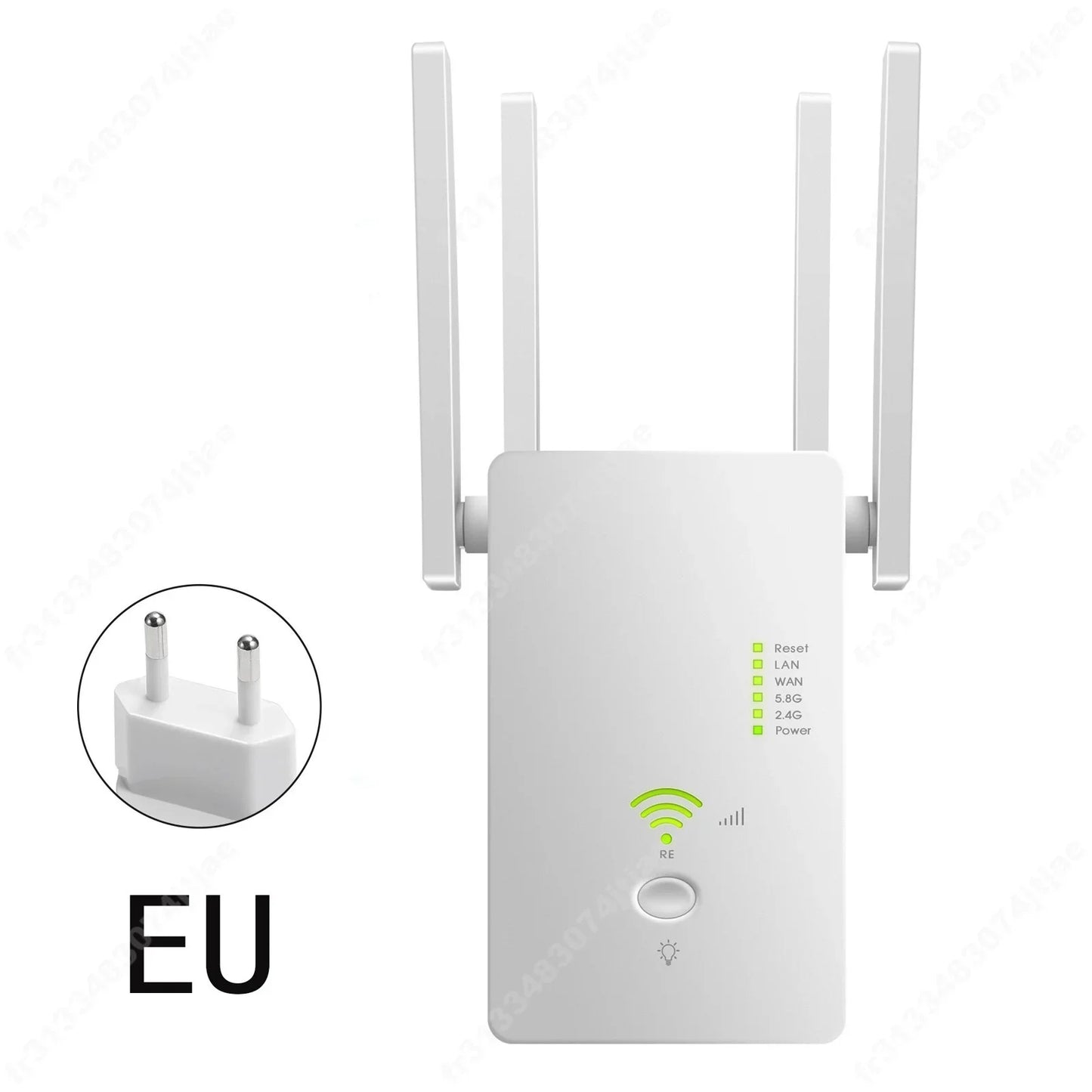 AC1200 Wireless 5G WiFi Extender/Router/AP Dual Band Repeater Booster Signal 802.11AC Long Range 1200Mbps Wi-Fi Access Point - AMULET RING STORE