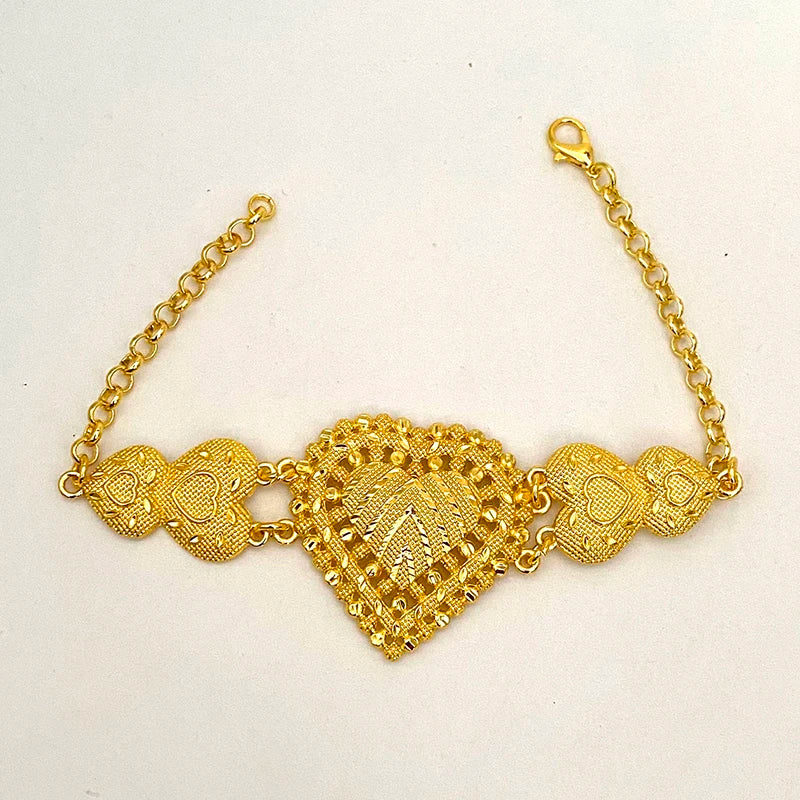 Gold Plated Bohemia Dubai Women's Jewelry Set Wedding African Big Necklace Sets Ethiopian Bridal Indian Hawaiian Jewellery