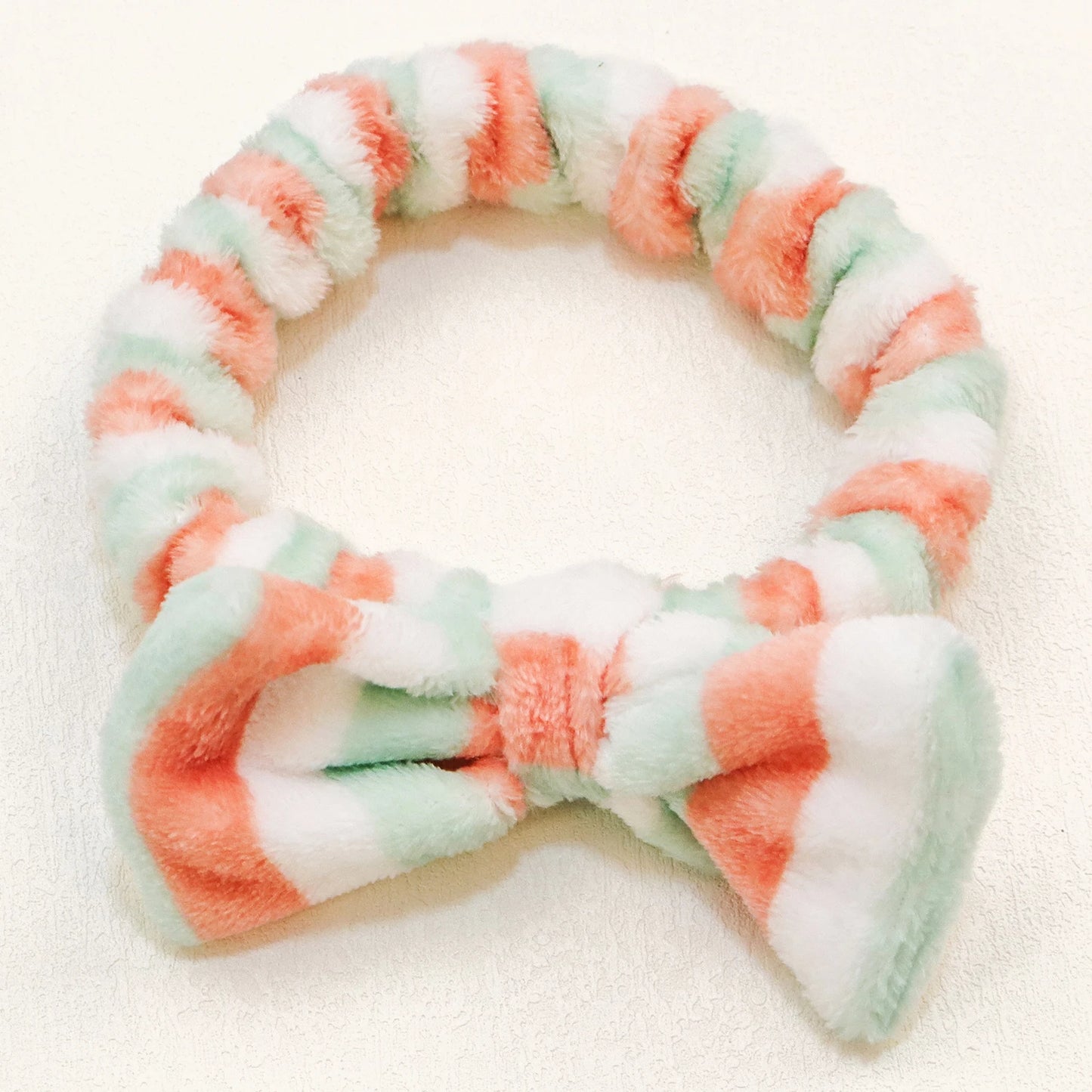 Fashion Coral Fleece Headbands Soft Elastic Spa Facial Hairband Girls Wash Face Head Wear Makeup Headband Women Hair Accessories - AMULET RING STORE