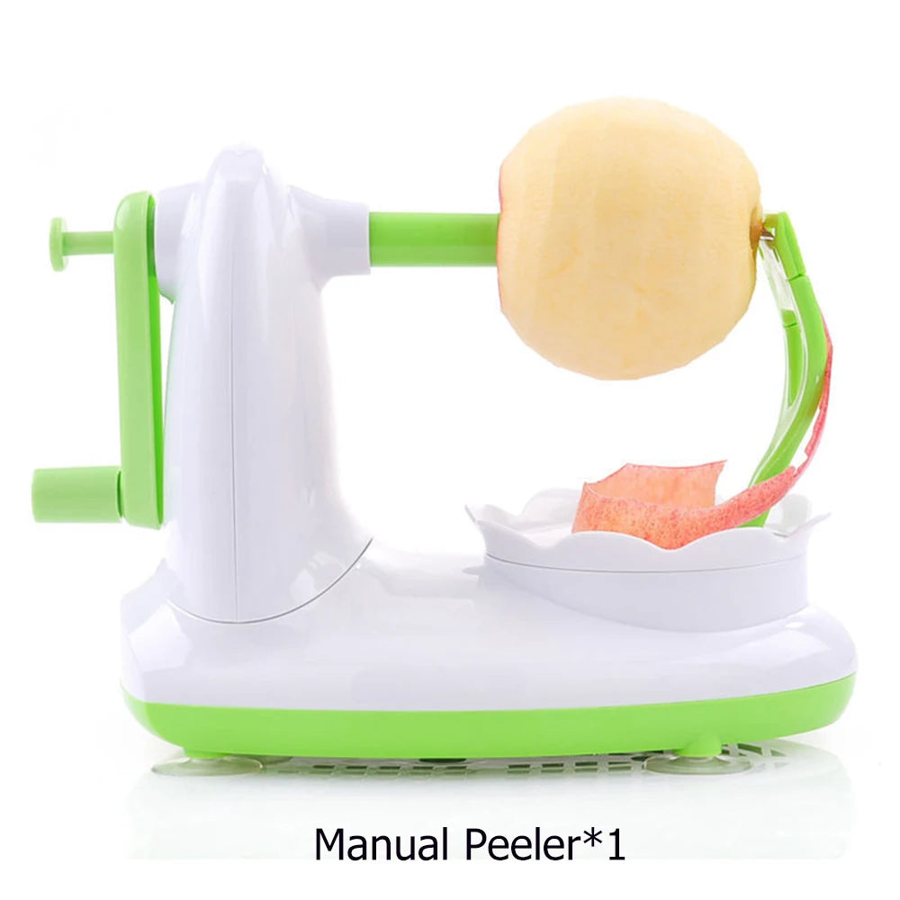 Hand-cranked Multifunction Fruit Peeler With Fruit Slicer Corer Cutter and Blades Apple Pear Kitchen Home Manual Peeler Machine - AMULET RING STORE