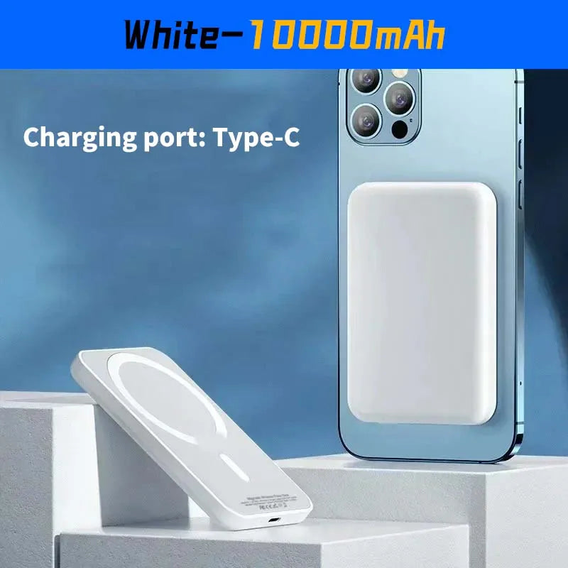 20000mAh Magnetic Power Bank Wireless PD 22.5W Fast Charger