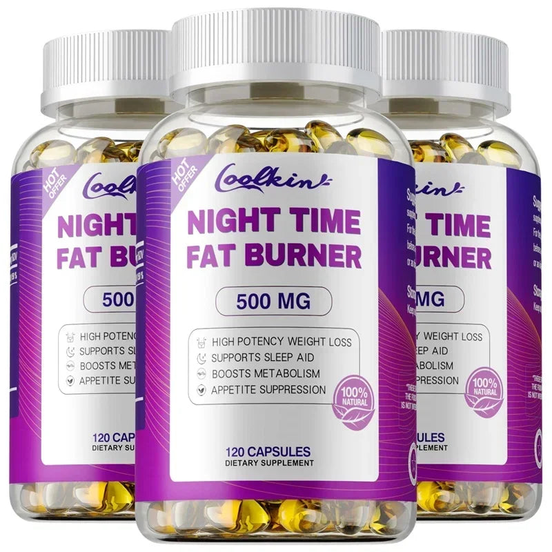 Night Time Fat Burning Capsule - Supports Immune System Health, Appetite Suppression, Healthy Weight Management - AMULET RING STORE