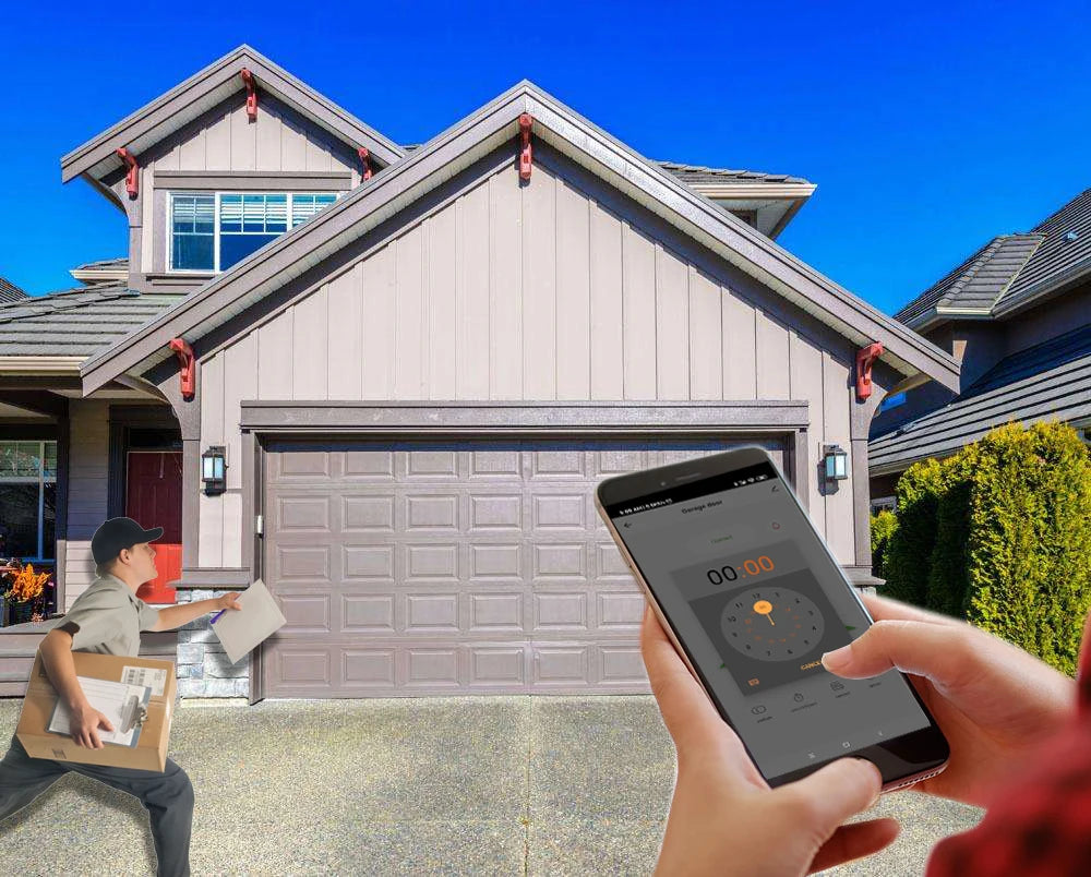 Tuya WiFi Switch Garage Door Controller Smart Door Opener Work with Alexa Google Home Smart Life Tuya APP Control No Hub Require - AMULET RING STORE
