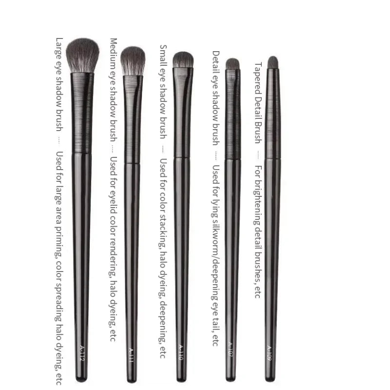 Natural Eye Makeup Brush Set, Eye Shadow Brush, Eye Brow Contour Eyeliner Brush, Women's Eye Cosmetic Blending Detail Makeup Too - AMULET RING STORE