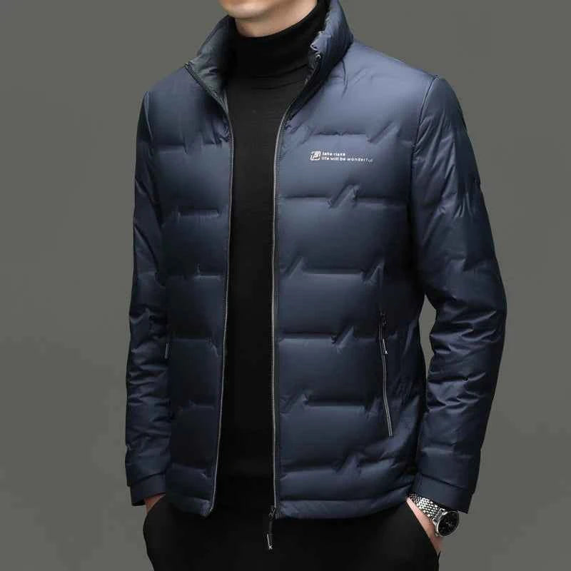 Winter Down Jacket 2026 Light Luxury Brand Men's Coat 90% White Duck Down Lining Outdoor Leisure Sports Men's Jacket