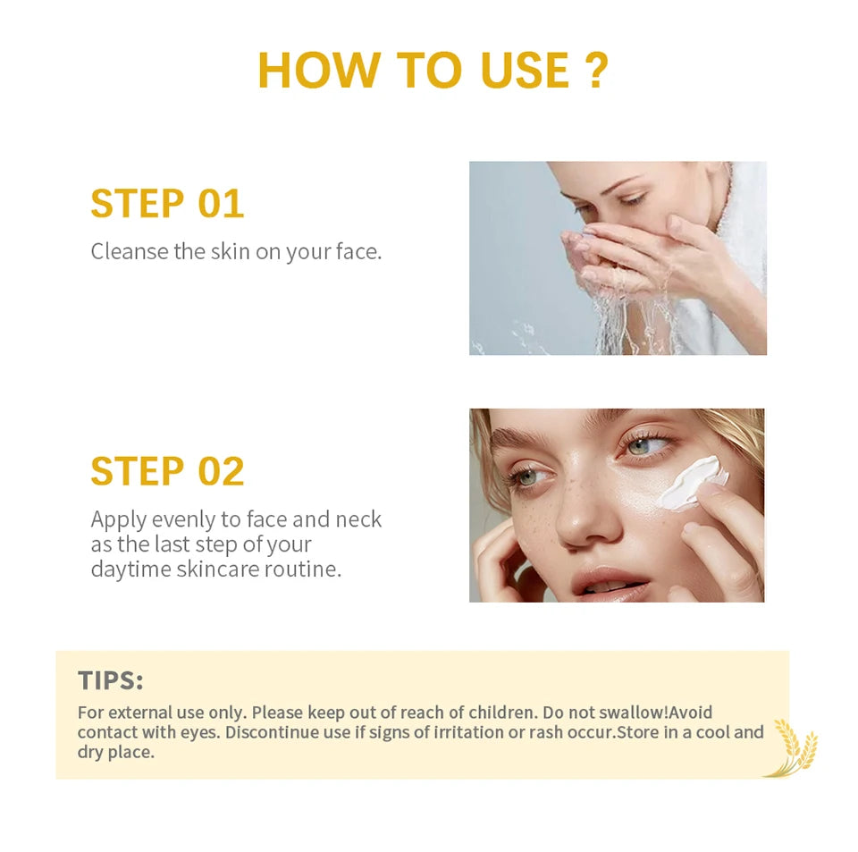 Lakerain SPF50+ Rice+Probiotics Sunscreen Skin Protection Refreshing Makeup Sunscreen Cream UV Resistance Facial Sunscreen New