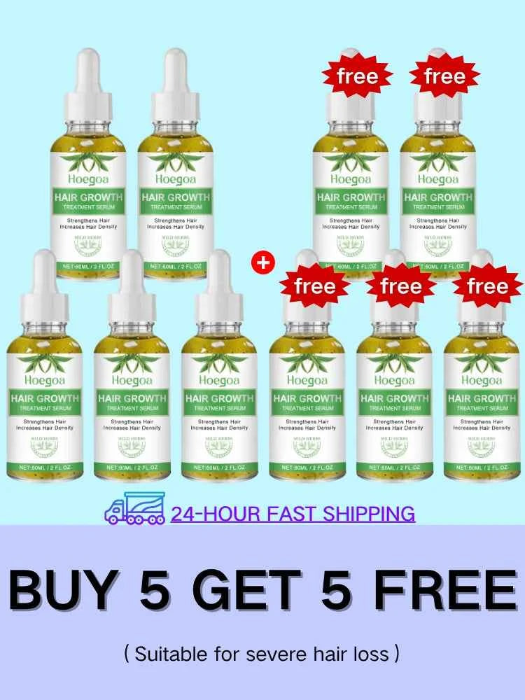 Fast Hair Growth Oil Africa Crazy Traction Alopecia Serum Anti Hair Break Thicken Hair Loss Treatment Spray For Man Women 60ML