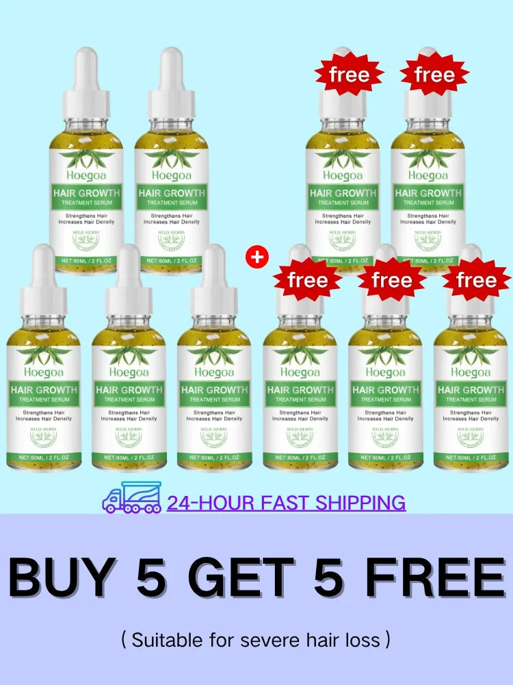 Fast Hair Growth Oil Africa Crazy Traction Alopecia Serum Anti Hair Break Thicken Hair Loss Treatment Spray For Man Women 60ML