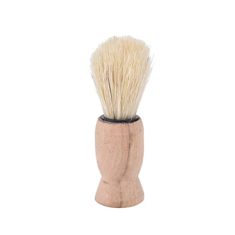 Natural Badger Hair Men's Shaving Brush Barber Salon Men Facial Beard Cleaning Appliance Shave Tool Razor Brush With Wood Handle