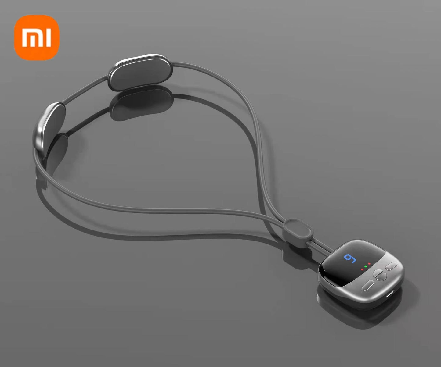 Xiaomi Mini Hanging Neck Massager Smart With Hot Pulse TENS Massage EMS Portable Muscle Stimulator Relax Shoulder Spine Kneading - AMULET RING STORE