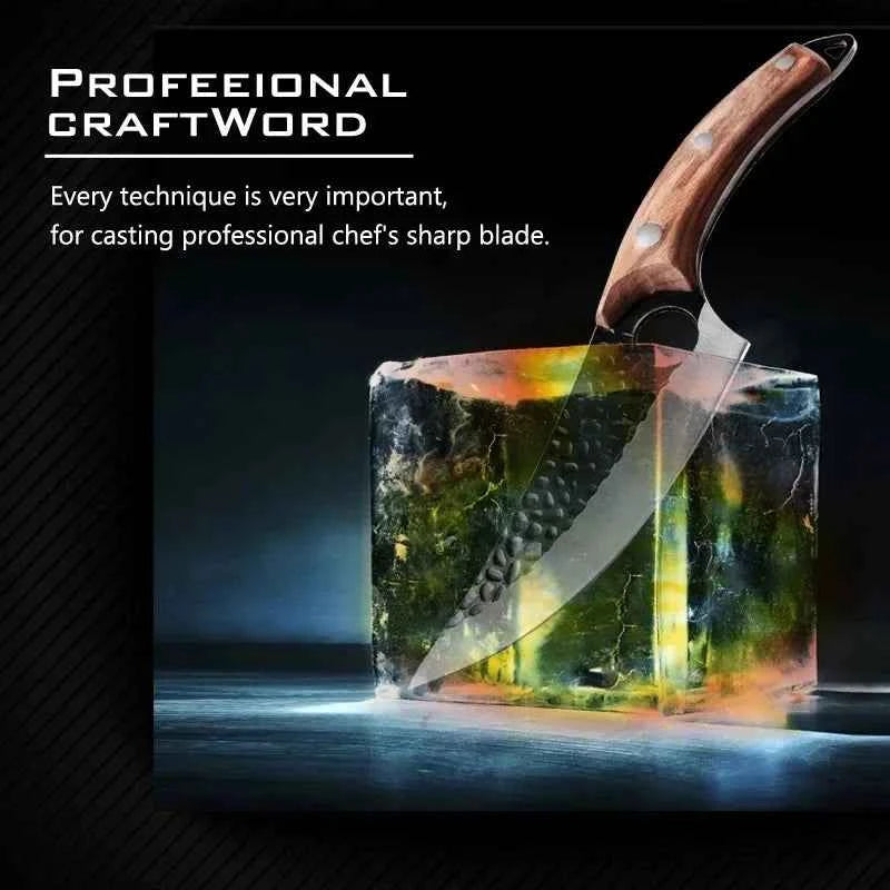 Boning Knives Chef Cooking Slicing Meat Fruit Fish Fillet Kitchen Knives Stainless Steel Hand Forge Blade Utility Barbecue Knife