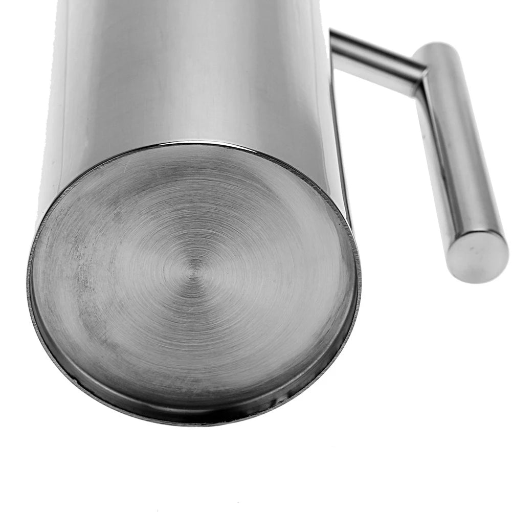 1/2L Kitchen Cold Wine Pitcher Stainless Steel Wine Divider Container Drink Pot Fruit Juice Pitcher for Bar Hotel KTV Restaurant