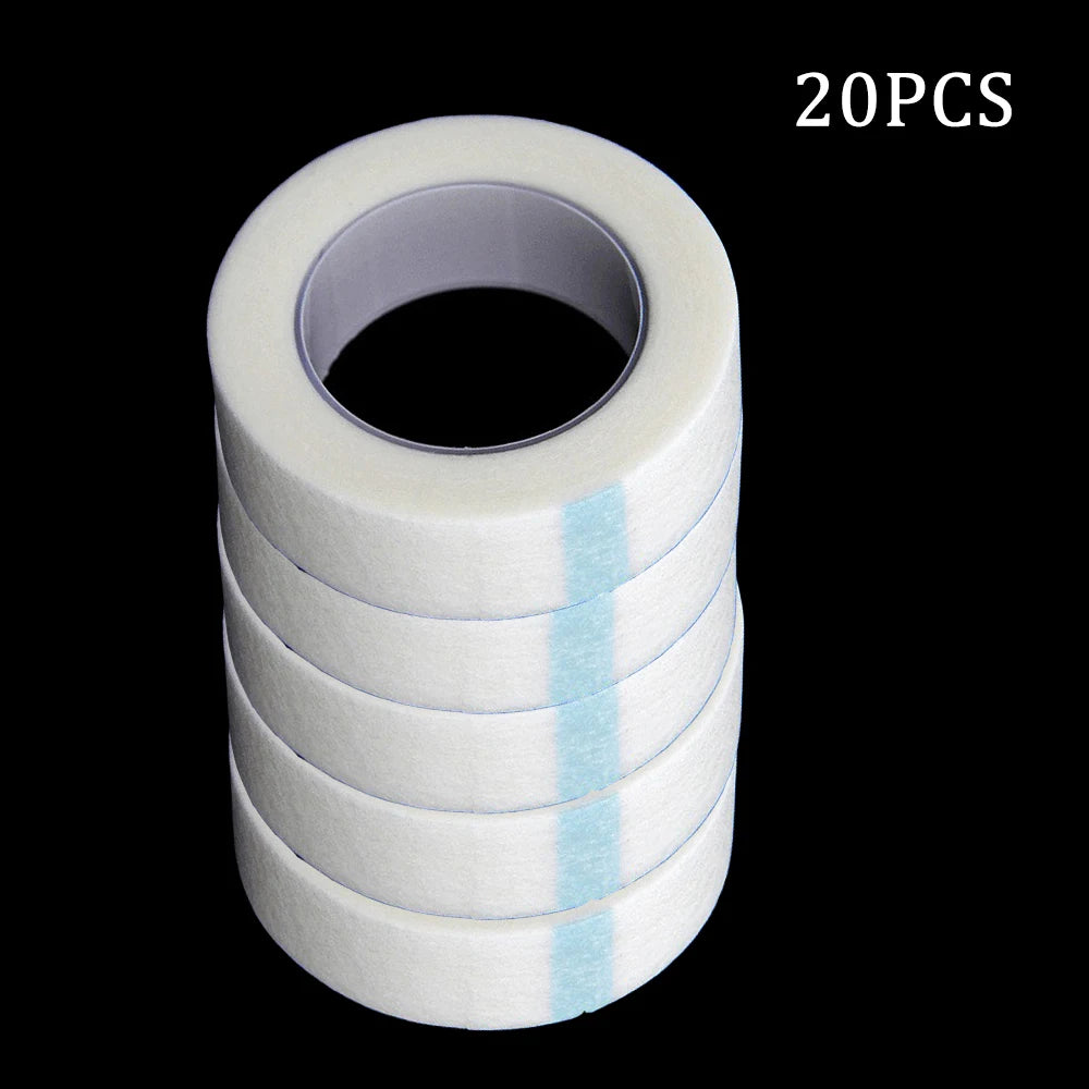 20/40PCS Wholesaler Eyelash Tape Lashes Extension PE Adhesive Breathable Tapes Lifting Lash Grafting Accessories Makeup Tools - AMULET RING STORE