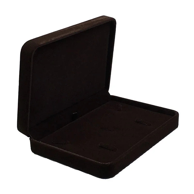 Large Velvet Jewelry Set Box Big Necklace Ring Earring Pendant Gift Storage Organizer Case Wedding Display Holder 2022 New Year - AMULET RING STORE