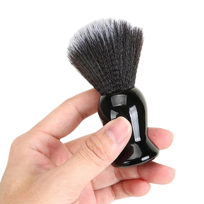 Natural Badger Hair Men's Shaving Brush Barber Salon Men Facial Beard Cleaning Appliance Shave Tool Razor Brush With Wood Handle