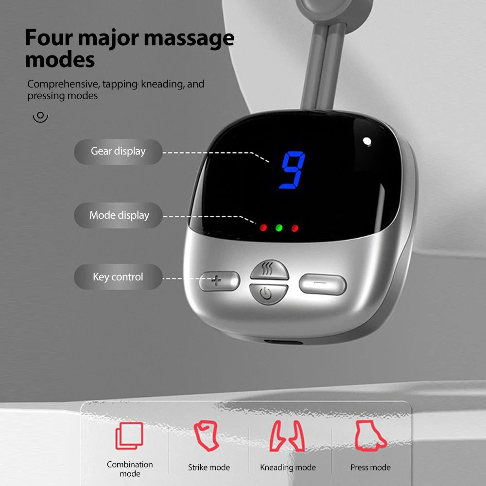 Xiaomi Mini Hanging Neck Massager Smart With Hot Pulse TENS Massage EMS Portable Muscle Stimulator Relax Shoulder Spine Kneading