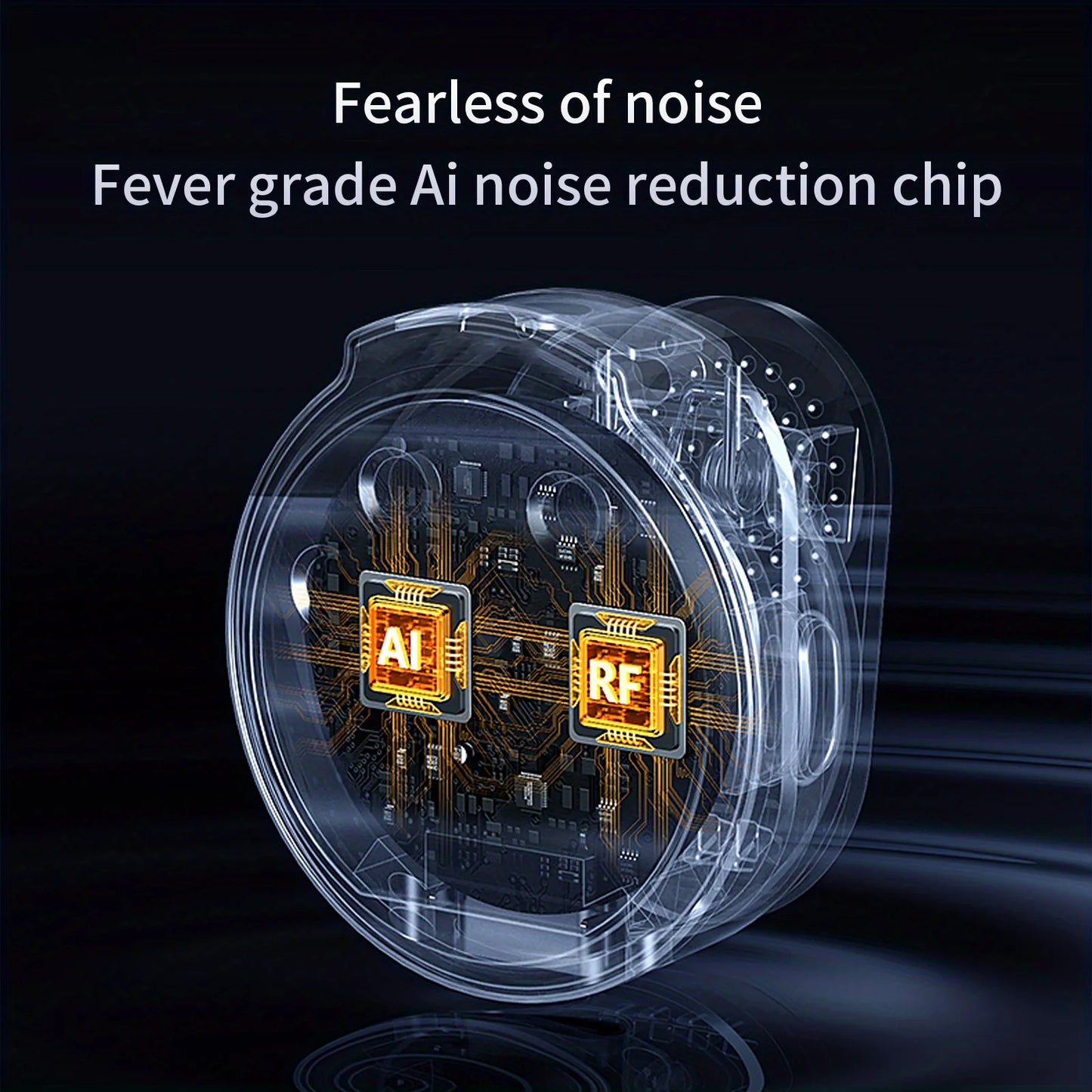 Wireless Lavalier Microphone for Phone iPhone Laptop Devices with Noise-canceling Function to Record Videos During Meetings Mic