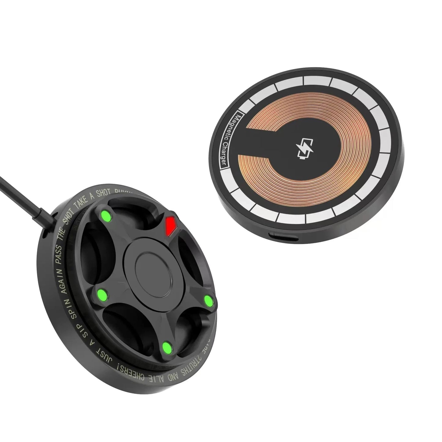 Magnetic Wireless Charging Fast Charging Type-C 15W for iPhone 16/15/14/13/12/11 Pro and Galaxy S23/S22/S21/S20, Mate60 Pro/50/40 Series, Supports Other Built-In Wireless Charging Devices and Assembled Charging Cables