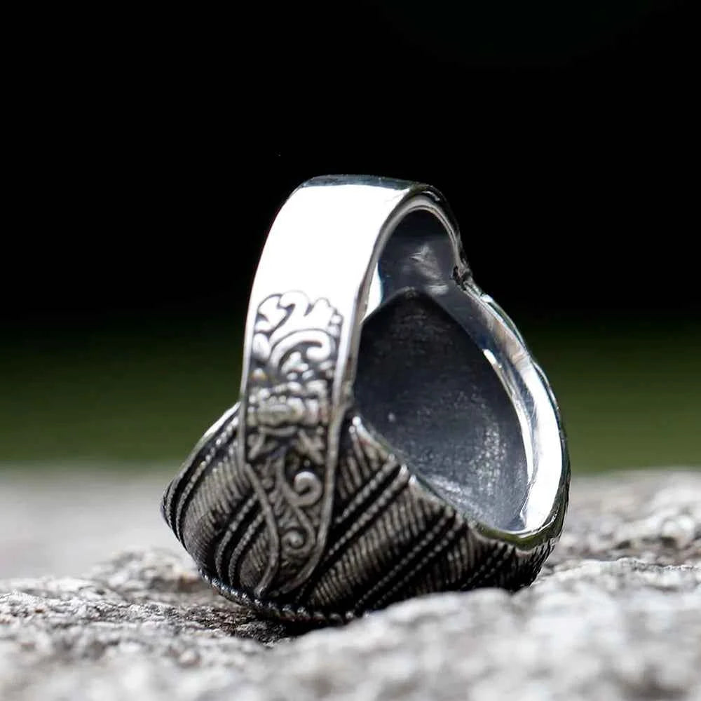 BEIER 2025 New Unique Design 316L Stainless Steel Turkey Ring - AMULET RING STORE