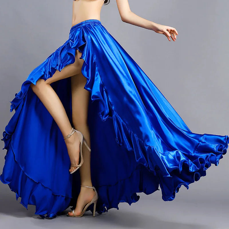 Sexy Belly Dance Skirt Bot f Skirt New Sle Spring Summer Large Swing Beginner Eastern Dance Practice Long Skirt