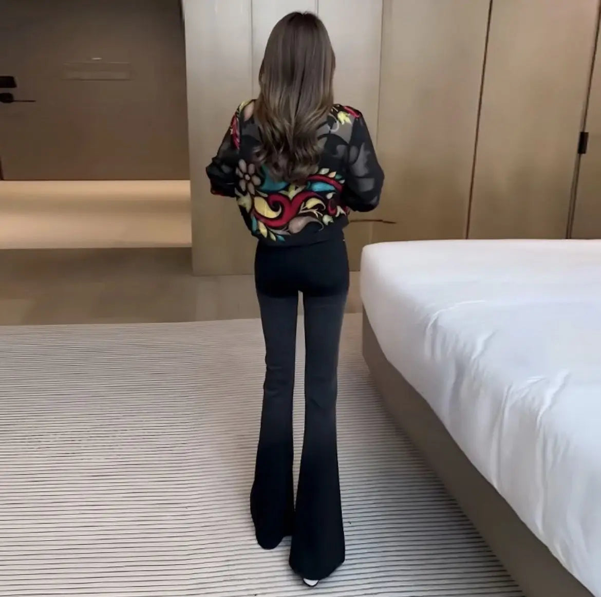 Print Blouse Jacket Women Long Sleeve Shirt Lightweight Design Stylish Tops Sun Protection Clothing Tops Mujer New