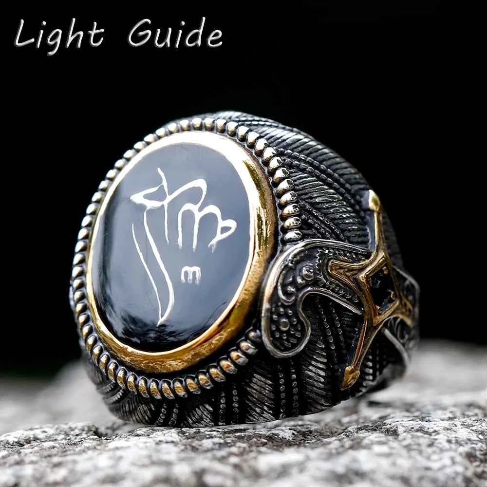 BEIER 2025 New Unique Design 316L Stainless Steel Turkey Ring - AMULET RING STORE