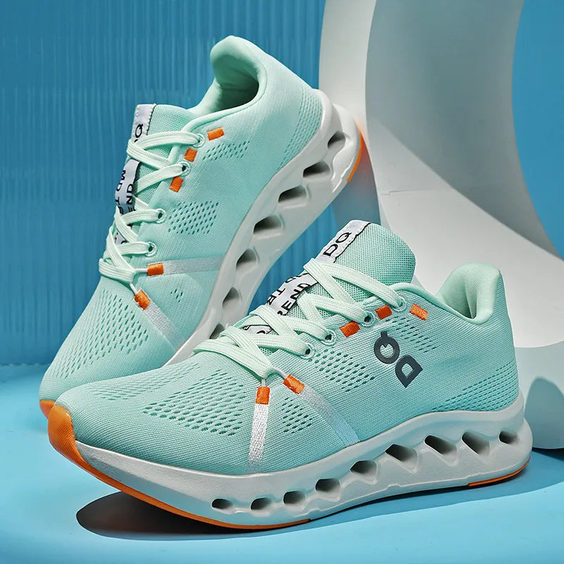 Leisure plus Size Men's Shoes39-45 Fashion Cushioned Running Shoes Sports Trend Gray Green White Black Breathable Comfortable - AMULET RING STORE