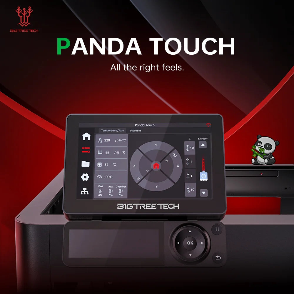 BIGTREETECH Panda Touch 5 Inch Touch Screen Multi-Printer Wireless Control Upgrade For Bambu Lab X1 P1 BambuLab A1 3D Printer