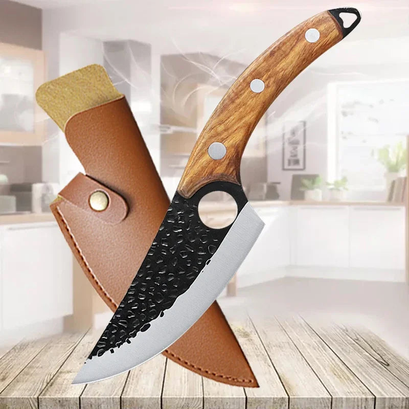 Boning Knives Chef Cooking Slicing Meat Fruit Fish Fillet Kitchen Knives Stainless Steel Hand Forge Blade Utility Barbecue Knife - AMULET RING STORE