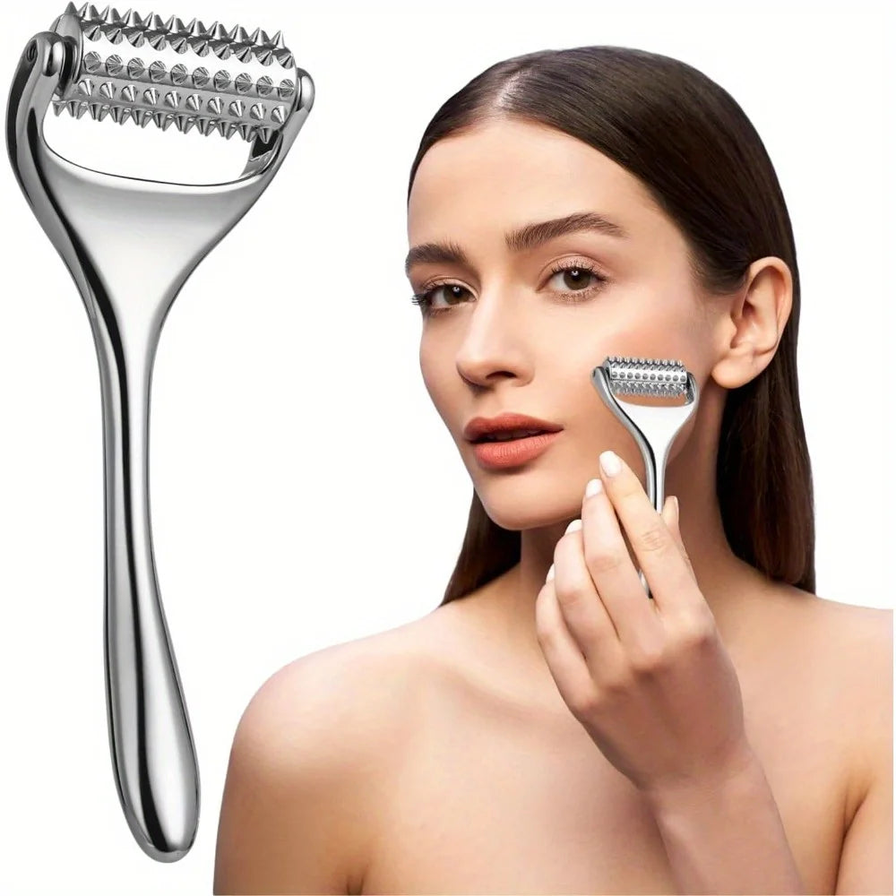 Face Massager Massage Acupuncture Roller For Neck Arm Leg Foot Face Lifting Deep Tissue Massage Tool Face Beauty Skin Care Tool