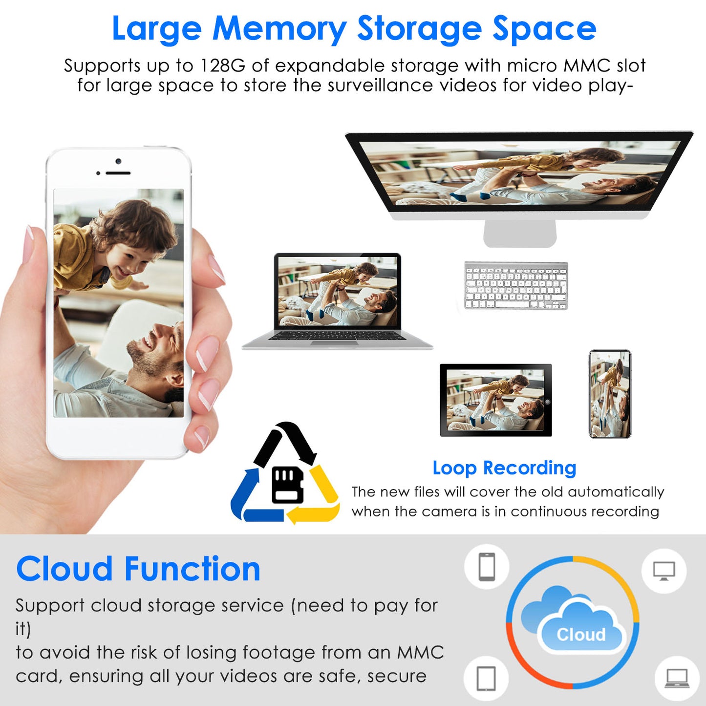 1080P E27 Smart WiFi Bulb Security Camera - 360° Pan-Tilt & Night Vision