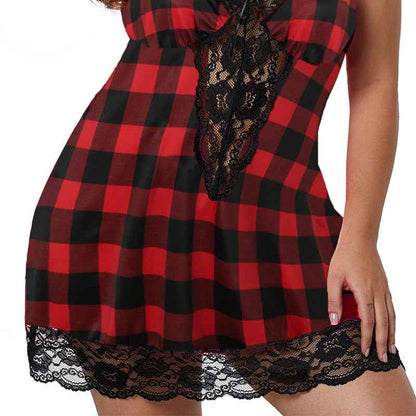 European And American Sexy Plus Size Sexy Nightdress