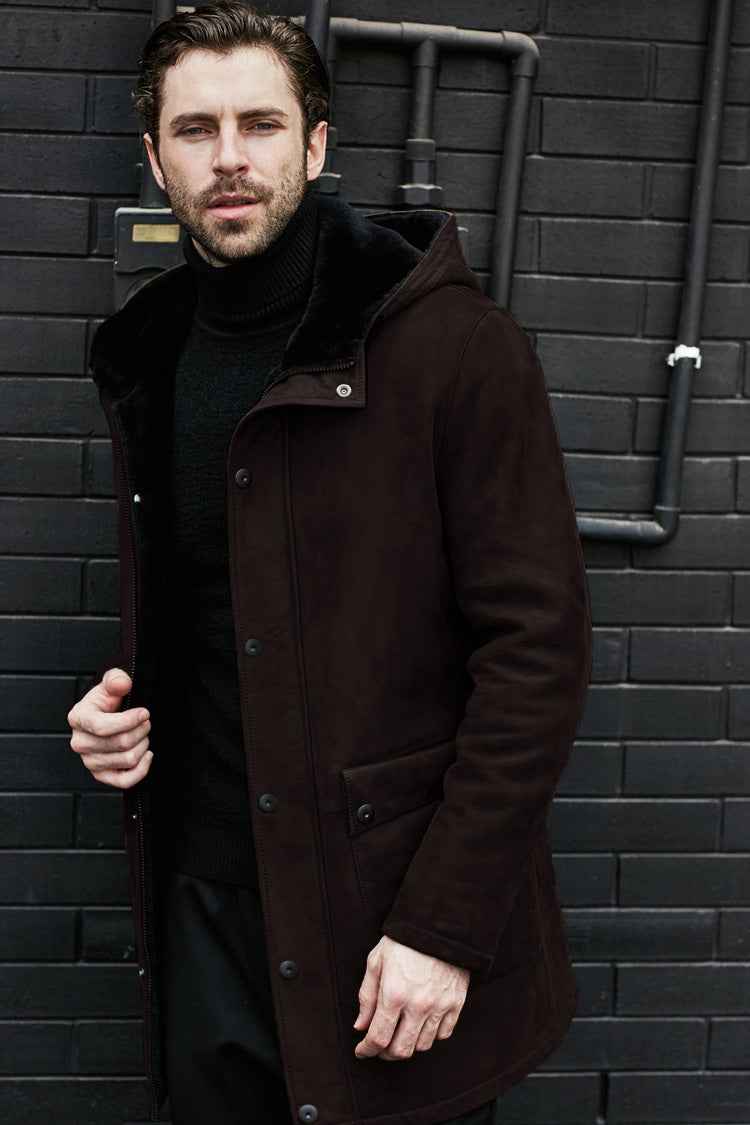 Casual Fleece Hooded Jacket For Men