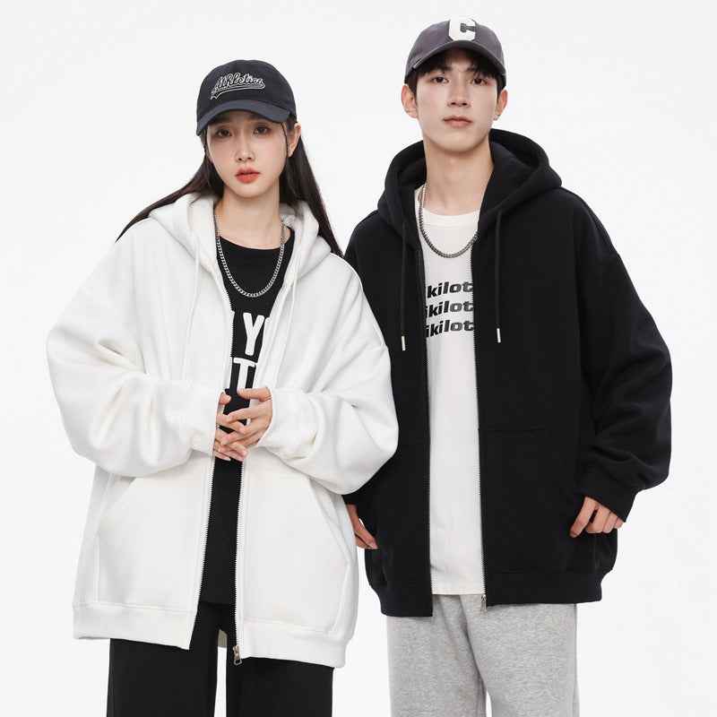 Casual Hooded Cardigan Sweatshirt For Men