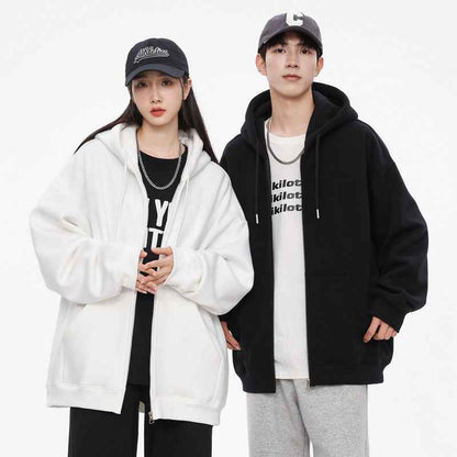 Casual Hooded Cardigan Sweatshirt For Men