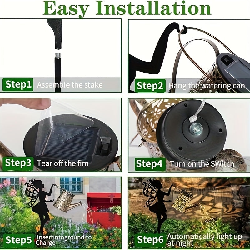 2-Pack Solar Garden Torch Lamps - Outdoor Landscape & Fairy Lighting