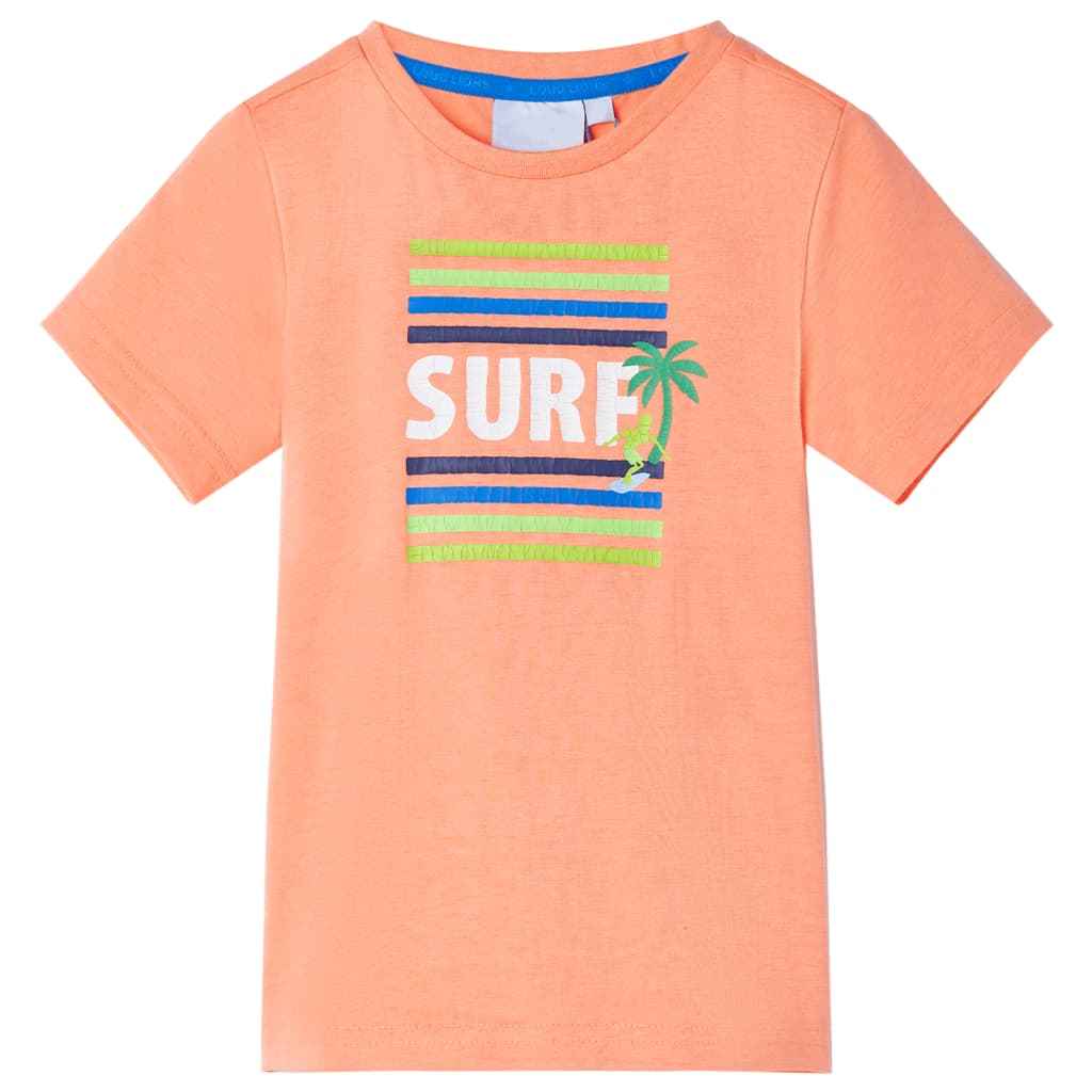 Children's T-shirt neon orange 116 Children's T-shirt light blue 104 Children's T-shirt light blue