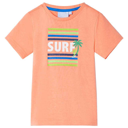 Children's T-shirt neon orange 116 Children's T-shirt light blue 104 Children's T-shirt light blue