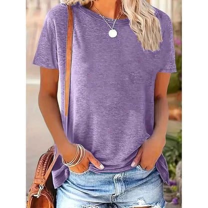 3 Pack Womens Tops Basic Summer Short Sleeve T Shirts Casual Loose Fit Tops 2025 Trendy Clothes