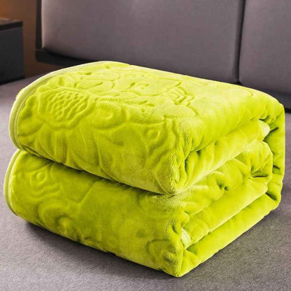 Winter Thickened Flannel Blanket Cover