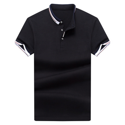 Men's Embroidery Paul Lapel short sleeve t-shirt men's T-shirt