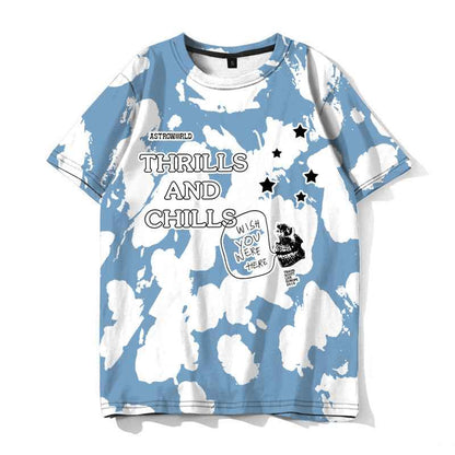 Harajuku print T-shirt